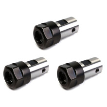 3X ER16 Collet Chuck Motor Shaft Spindle Extension Rod Holder 8MM CNC Milling