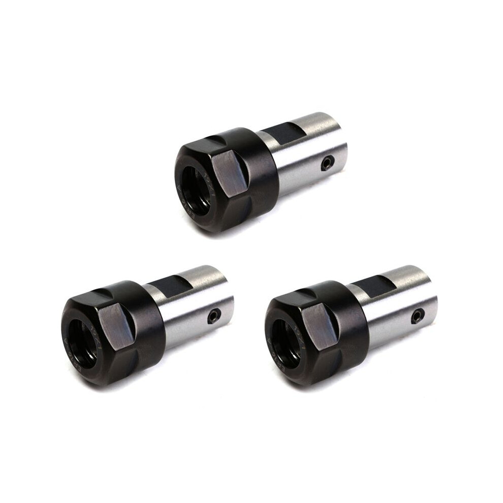 3X Er16 Collet Chuck Motor Shaft Spindle Extension Rod Holder 8Mm Cnc Milling 4713089151544
