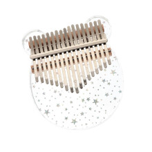 Kalimba 17 Key Wide Tonal Range Thumb Piano for Beginners with Comfortable Rounded Keys