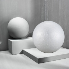 100 X Christmas Decoration Modelling Polystyrene Foam Sphere 10cm---White