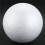100 X Christmas Decoration Modelling  Polystyrene Foam  Sphere 10cm---White 9