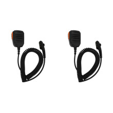 2X CB Radio PTT Speaker Mic for HYT PD700 Walkie Talkie Speaker Emergency Alarm Microphone Two Way