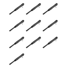 10X Détartreur à Aiguilles Outil de Nettoyage D'Ébavurage Denlèvement Scories de Corrosion de la Rouille Pneumatique D'Air