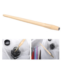 Ergonomischer Holz-Dipfeder 17,7 cm Feinmalerei & Kalligrafie