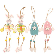 Schattige Paashaas Kinderen Hanger Handgemaakte  Festival Party Ornament Home Desktop Etalage Speelgoed Vakantie Geschenken
