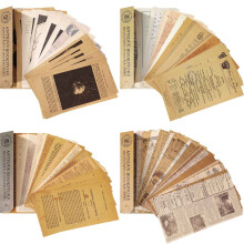 240 StüCke Vintage Sammelalbum Papier, Vintage Journaling, Sammelalbum Material, Papierbuchstaben, Dekorativ für Kunsthandwerk