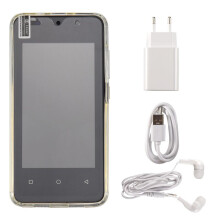 Note11Pro 4.5 Inch  Phone MTK6572 2-Core 512MB+4GB ROM Dual SIM Dual Standby Android 4.4 Mobile Phone Gray EU Plug