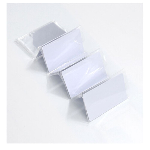 100PCS UHF 860-960Mhz Long Read Range White Card Passive UHF RFID PVC Card for Access Management 1