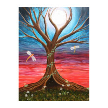 DIY Diamant Peinture DéCoration Murale DéCoration de Bureau à Domicile Peinture Arbre Mort