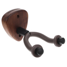 Guitar Wall Mount Hanger with Secure Angled Suspension for Acoustic and Electric Guitars