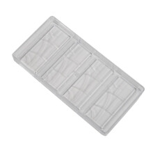 4X Candy Barre de Chocolat Moule Cuisson de Bonbons Stock de Décoration de Gâteau Outil Transparent Chocolat Dur Fabricant Polycarbonate