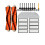 Robot Vacuum Replacement Brush Compatible with Dreame D9 Max Mova L600 L10 Pro, 2 Pack Main Brushes 2