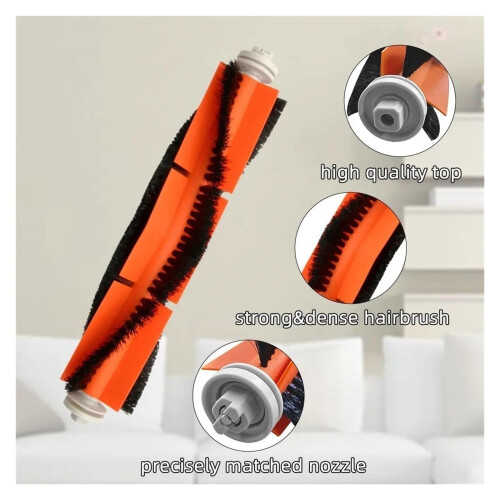 Robot Vacuum Replacement Brush Compatible with Dreame D9 Max Mova L600 L10 Pro, 2 Pack Main Brushes 2