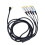 2X Rca Av Tv Cable de Video Cable de Cable para Psp 2000/3000 Av Cable 2