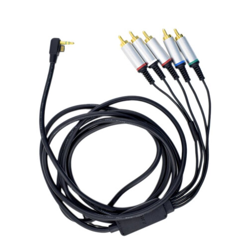 2X Rca Av Tv Cable de Video Cable de Cable para Psp 2000/3000 Av Cable 1