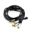 2X Rca Av Tv Cable de Video Cable de Cable para Psp 2000/3000 Av Cable 4