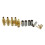 10pcs MCx Male Plug Straight RF Adapter Connector for RG179 Cable 2
