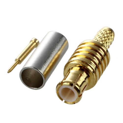 10pcs MCx Male Plug Straight RF Adapter Connector for RG179 Cable 2