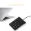 2X Wired Numeric Keyboard Keypad Number 18 Keys USB Cable for Laptop Work From Home 10