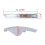 Front Bumper Side Turn Signal Indicator Light Cover Compatible for-   B6 2006-2010 2 Pair 7