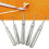 10Pcs U V Shaped Stitching Groover Skiving  Beveler Leather  Leather DIY Tool Kit 2