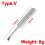 10Pcs U V Shaped Stitching Groover Skiving  Beveler Leather  Leather DIY Tool Kit 5