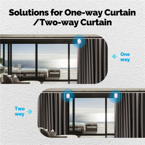 2X Tuya ZigBee  Electric Curtain Robot Timing Auto Opener Closer Light Sensor App Remote Control for Alexa A 1