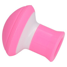 Silica-Gel-Mund-Kiefer-Übungstool Gesichtsslimming pink 6x6,5x3,6 cm