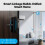 2X Tuya ZigBee  Electric Curtain Robot Timing Auto Opener Closer Light Sensor App Remote Control for Alexa A 1