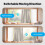 2X Tuya ZigBee  Electric Curtain Robot Timing Auto Opener Closer Light Sensor App Remote Control for Alexa A 5