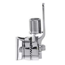 2X Marine VHF Antenna Mount Rail Mount Adjustable Antenna Base Mount Heavy Duty Ratchet Mount Base Pipe Clamp Hardware