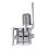 2X Marine VHF Antenna Mount Rail Mount Adjustable Antenna Base Mount Heavy Duty Ratchet Mount Base Pipe Clamp Hardware 1