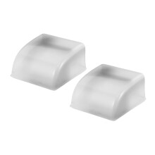 2pcs Self Adhesive Door Stopper with Noise Reduction and Wall Protector for Home and Office