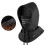 Schwarze Sturmhaube mit Fleece-Futter 2