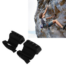4 Tooth Crampon Hooks Wristband – Durable Steel Nylon Climbing Gear