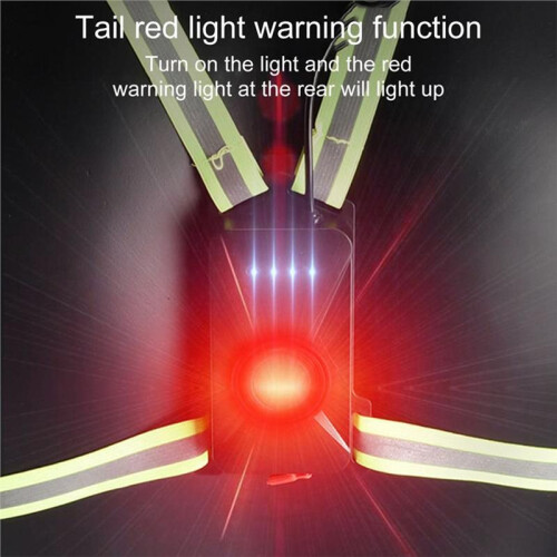 Ultra Bright LED Running Vest with Rechargeable Battery, Adjustable  Angle 1