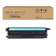 Black Imaging Drum Unit Replacement Cartridge Restores Print Clarity for Dell C2660dn C2665dnf