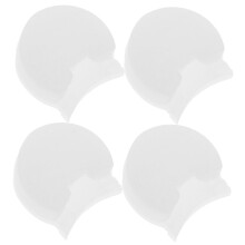 Oboe Thumb Rest Pads White Rubber Protector Sleeves for Comfort Grip and Easy Installation 5pcs