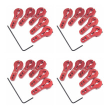 24 Pcs 25 T Aluminium Servo Horn M3 Fils Direction Bras Torque Servos Moteurs Pieces RC Car Avion Bateau