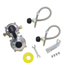 LPG Pressure Regulator for Gas Grill and Stove with Reliable Control Valve and Easy Installation