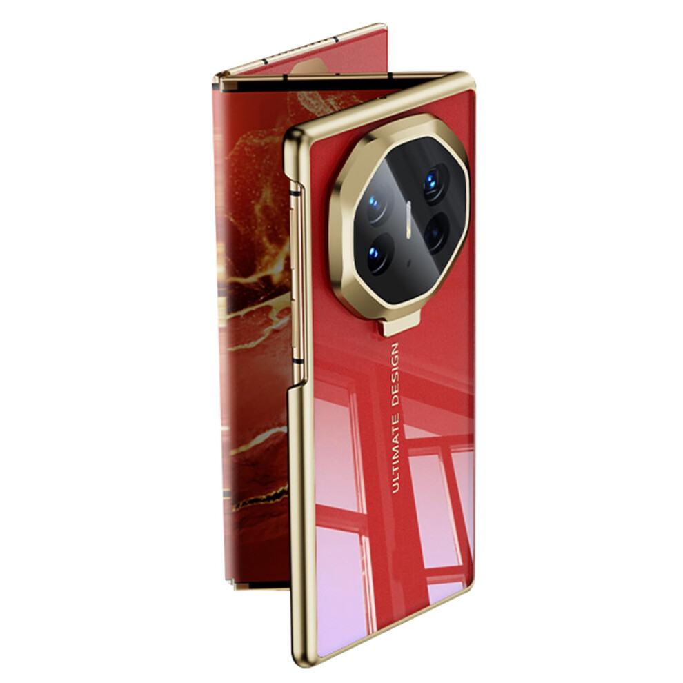 Clear Kickstand Case For Huawei Mate Xt, AntiâYellowing Transparent Back, Full Camera Protection Gold 9330225981831