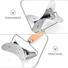 4X Roestvrijstalen Knoedelverpakkingen Huiddeegsnijder Cirkelroller Ravioli Dumpling Maker Cutter Gebak Snijgereedschap