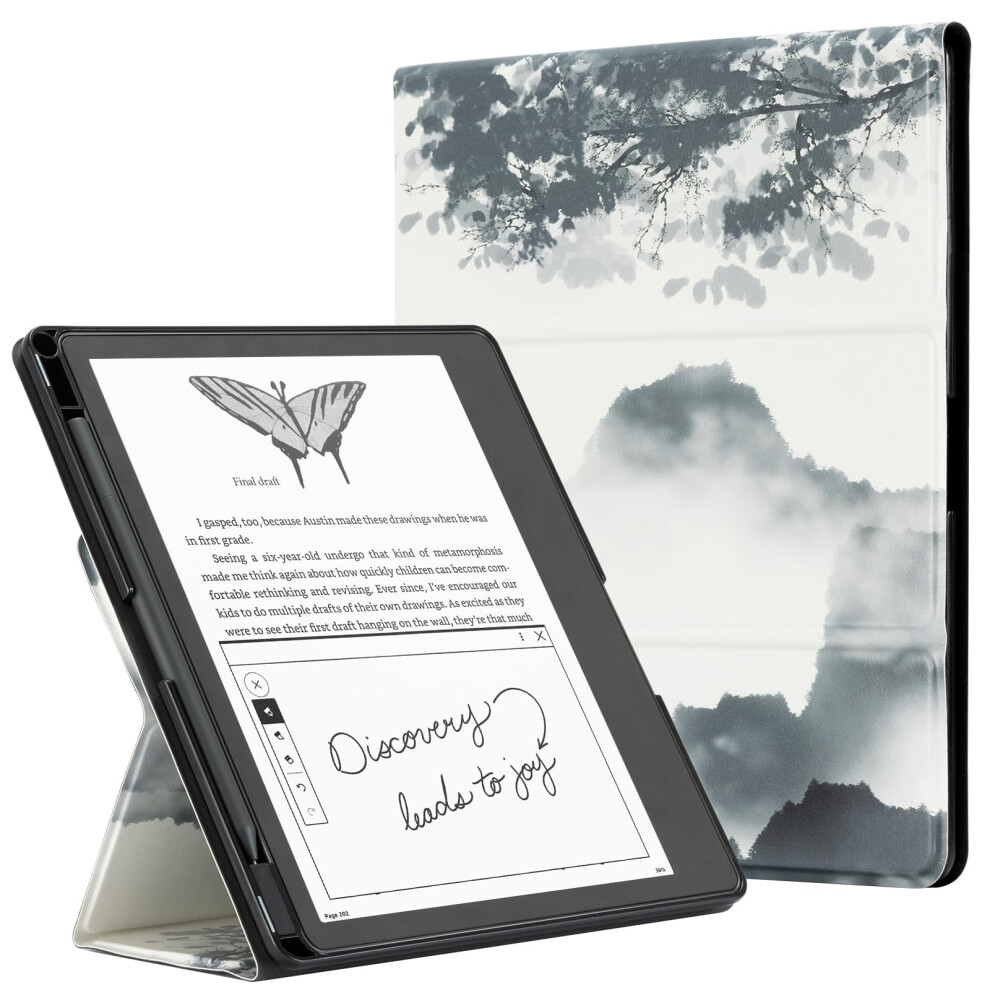 Tablet Reader Case 10.2 Inch Pu Leather Cover With Auto Sleep Wake, Pen Holder And Magnetic Closure 9073542699835