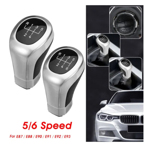 6 Speed Gear Shift Knob Lever Shifter Knob Gearstick for - 1 3 Series E81 E87 E88 E82 E90 E91 E92 E93 LCI 2006-2011 2