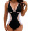 Quick Drying Design Swimsuit Nylon Texture Comfortable-1 XL 1