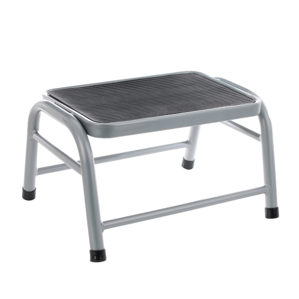 Leecroft Metal Step Stool 150Kg Capacity 5063750883359