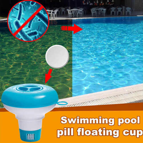 Retractable Floating Swimming Pool Chemical Floaters Chlorine 2