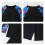 Two PieceLong Sleeve Rashguard Surfing Bathing Suit-Suit 3 4XL 4