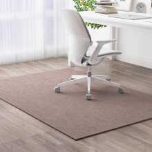 Office Chair Mat 59x47 Brown NonSlip Floor Protector for Hardwoods with Smooth Rolling