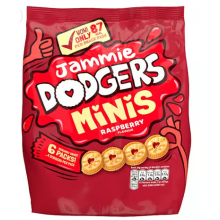 Burtons Jammie Dodgers Minis 120g (Pack of 6)